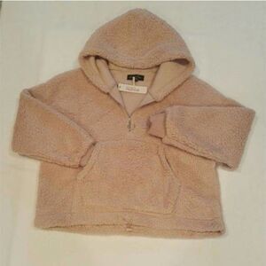 Women's Soft Teddy Bear Sherpa Hoodie Lightweight Sweater Hoodie Medium
